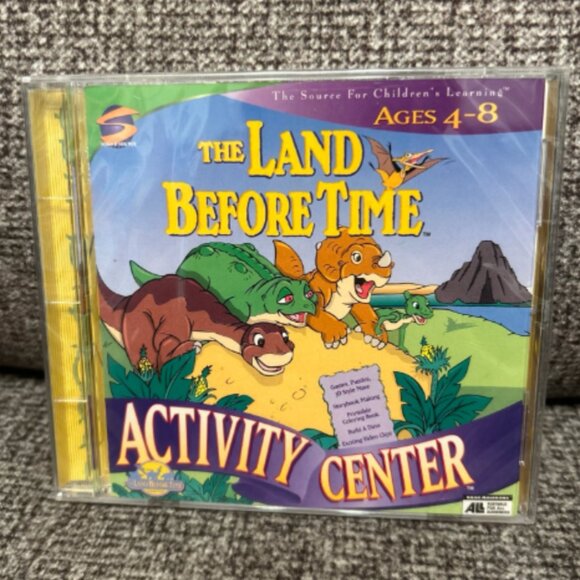 The Land Before Time: Activity Center (PC, 1998) Ages 4-6 SEALED - Picture 1 of 3